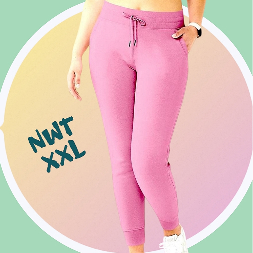 NWT XXL Ultra Soft High Waisted Slim Fit Tapered Leg Joggers